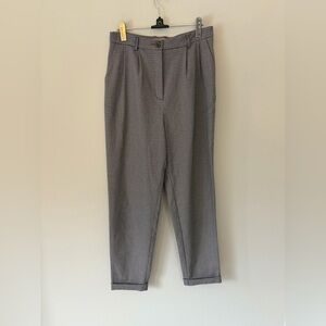 Taper Leg Wool Dress Pants